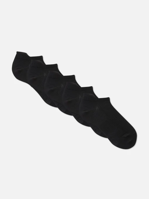 5-Pack Microfiber Sneaker Socks