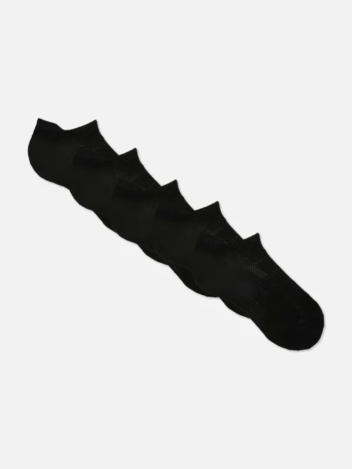 5-Pack Microfiber Sneaker Socks