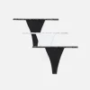 3-Pack Microfiber Thongs