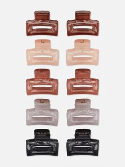 10-Pack Mini Hair Clips