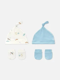 2-Pack Mixed Hat And Mittens Set