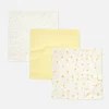 3-Pack Mixed Muslin Squares