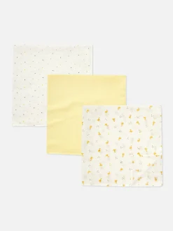 3-Pack Mixed Muslin Squares
