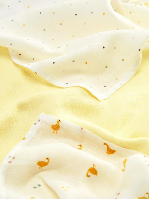 3-Pack Mixed Muslin Squares