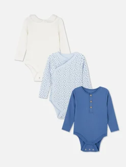 3-Pack Mixed Pattern Bodysuits