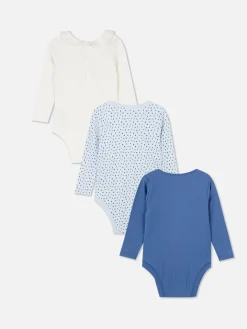 3-Pack Mixed Pattern Bodysuits