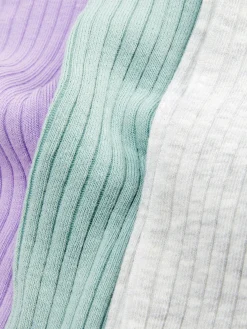 3-Pack Mixed Ribbed Tights
