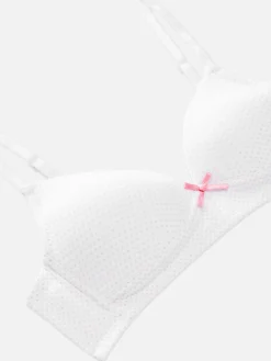 2-Pack Molded Cotton Bras