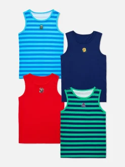 4-Pack Monster Graphic Tanks
