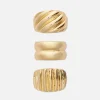 3-Pack Multi Chunky Rings