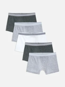 5-Pack Multi Heather Boxer Briefs