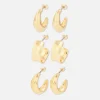 3-Pack Multi Hoop Earrings