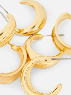 3-Pack Multi Hoop Earrings