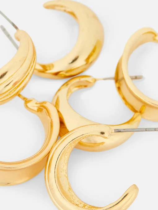 3-Pack Multi Hoop Earrings