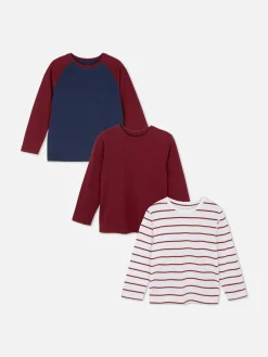 3-Pack Multi Long Sleeve T-Shirts
