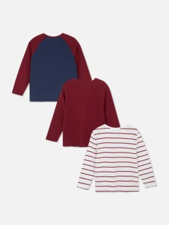 3-Pack Multi Long Sleeve T-Shirts