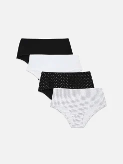 4-Pack Multi Mid Rise Briefs