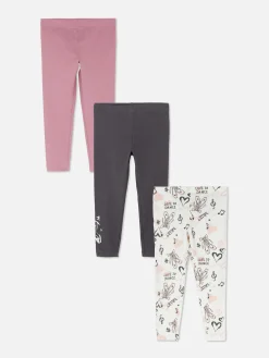 3-Pack Multi Print Leggings