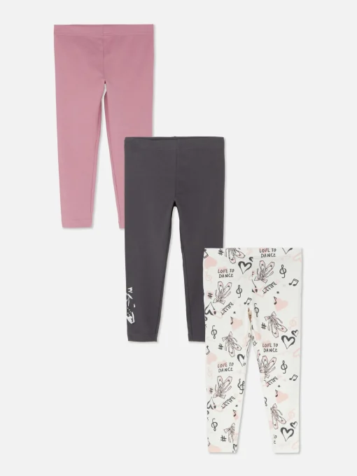 3-Pack Multi Print Leggings