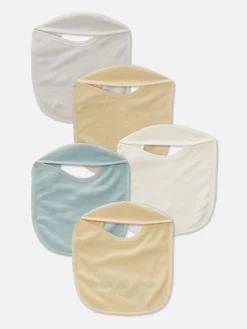 5-Pack Multi Terry Bibs