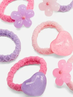 6-Pack Novelty Charm Hair Bands