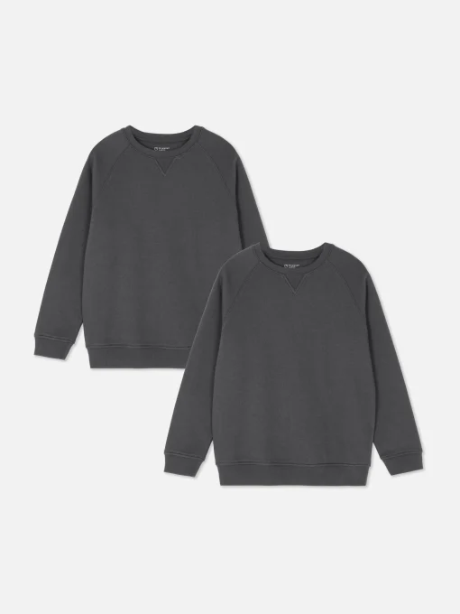 2-Pack Older Boy School Uniform Sweatshirts