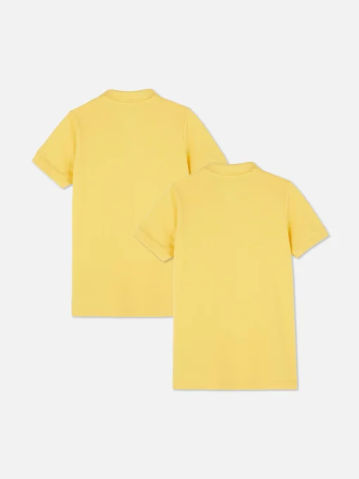 2-Pack Older Boy School Uniform Polo Shirts