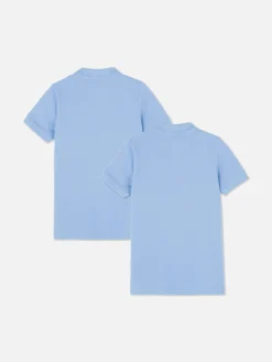 2-Pack Older Boy School Uniform Polo Shirts