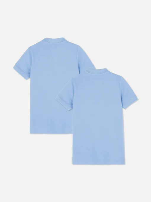 2-Pack Older Boy School Uniform Polo Shirts