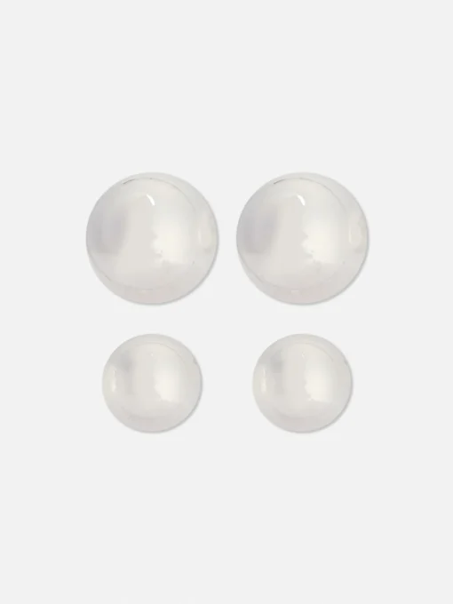 2-Pack Orb Stud Earrings