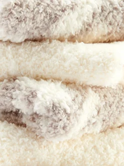 2-Pack Patterned Cozy Socks