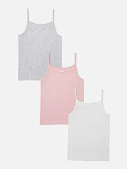 3-Pack Pointelle Heart Camis