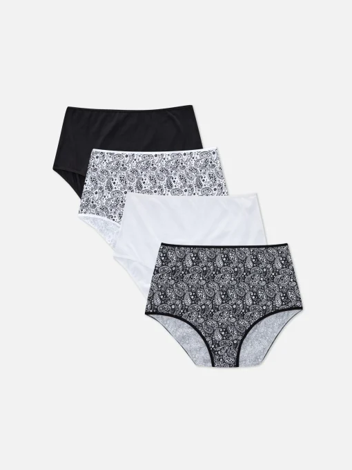 4-Pack Printed Full Briefs