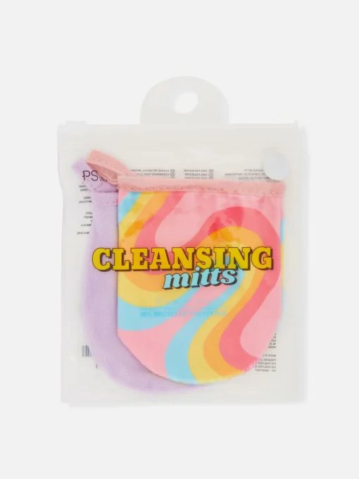 2-Pack PS Reusable Cleansing Mitts