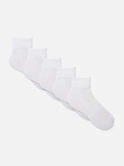 5-Pack Quarter Crew Socks