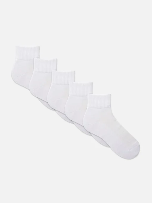 5-Pack Quarter Crew Socks