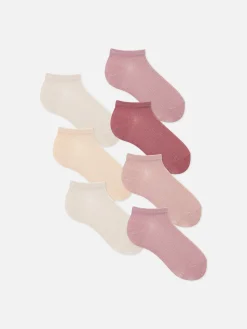 7-Pack Ribbed Sneaker Socks