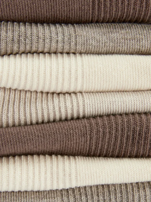 7-Pack Ribbed Sneaker Socks