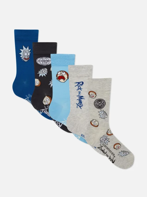 5-Pack Rick And Morty Socks