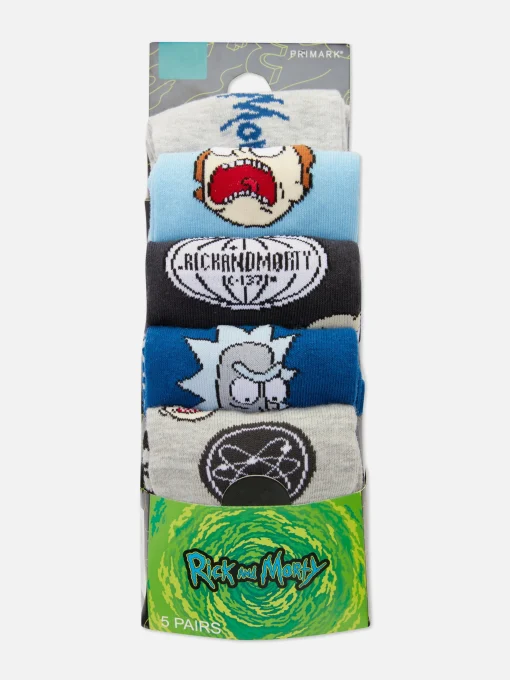 5-Pack Rick And Morty Socks