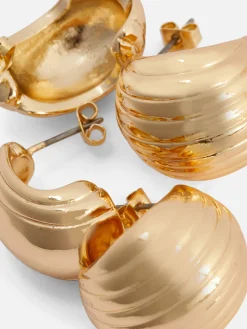 2-Pack Rita Ora Shell Hoop Earrings
