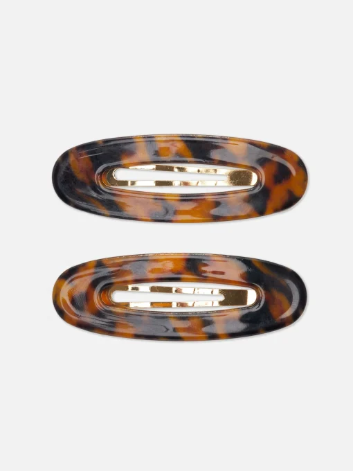2-Pack Rounded Hair Clips