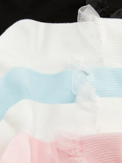 5-Pack Ruffle Trim Socks