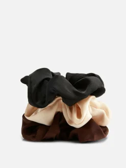 3-Pack Satin Scrunchies