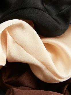 3-Pack Satin Scrunchies