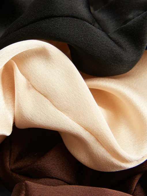 3-Pack Satin Scrunchies