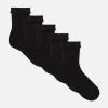 5-Pack Scallop Lace Trim Ankle Socks