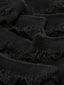 5-Pack Scallop Lace Trim Ankle Socks
