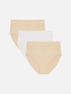 3-Pack Seamless High Waist Full Briefs