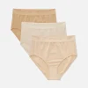 3-Pack Seamless Ribbed Full Briefs